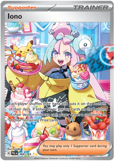 Iono Special Illustration Rare Paldea Evolved Single Pokemon Card