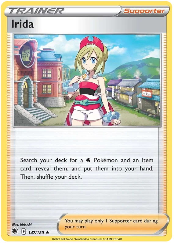 Irida Astral Radiance Pokemon Card Singles 147/189