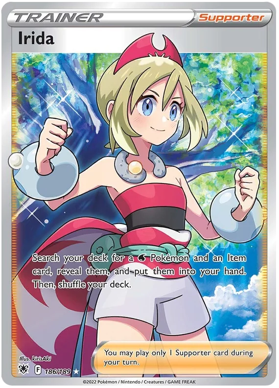 Irida Astral Radiance Pokemon Card Singles 186/189