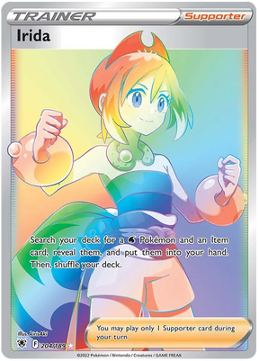 Irida Astral Radiance Pokemon Card Singles 204/189