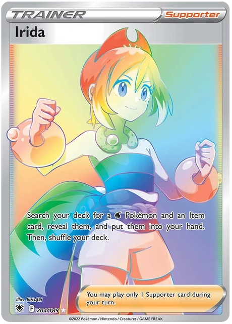 Irida Astral Radiance Pokemon Card Singles 204/189