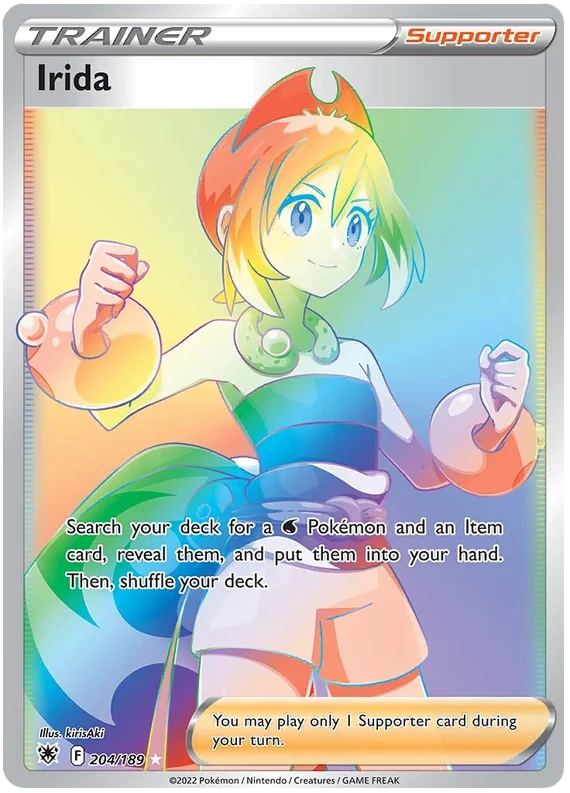 Irida Astral Radiance Pokemon Card Singles 204/189