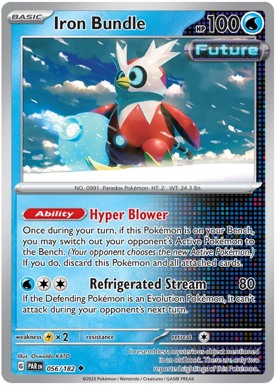 Iron Bundle Paradox Rift Single Pokemon Card 056/182