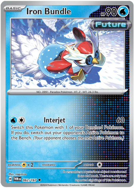 Iron Bundle Twilight Masquerade Pokemon Single 062/167