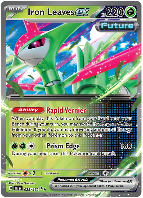 Iron Leaves ex Temporal Forces Pokemon Single 025/162