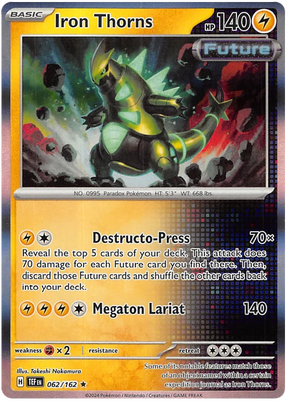 Iron Thorns Temporal Forces Pokemon Single 062/162