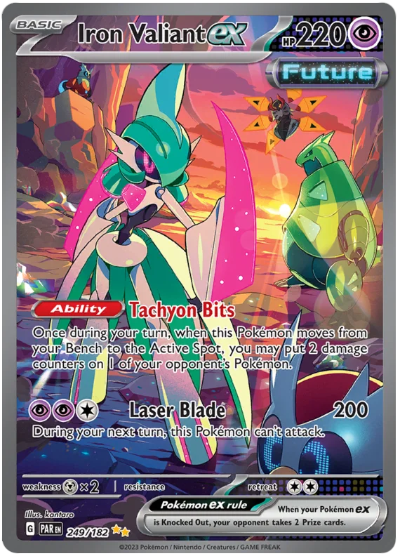 Iron Valiant ex Special Illustration Rare Paradox Rift Single 249/182