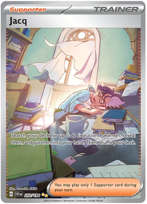 Jacq Special Illustration Rare Scarlet & Violet Base Set Pokemon Card Single