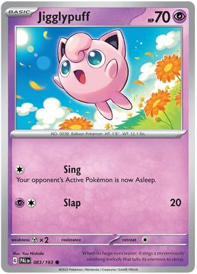 Jigglypuff Paldea Evolved Single Pokemon Card