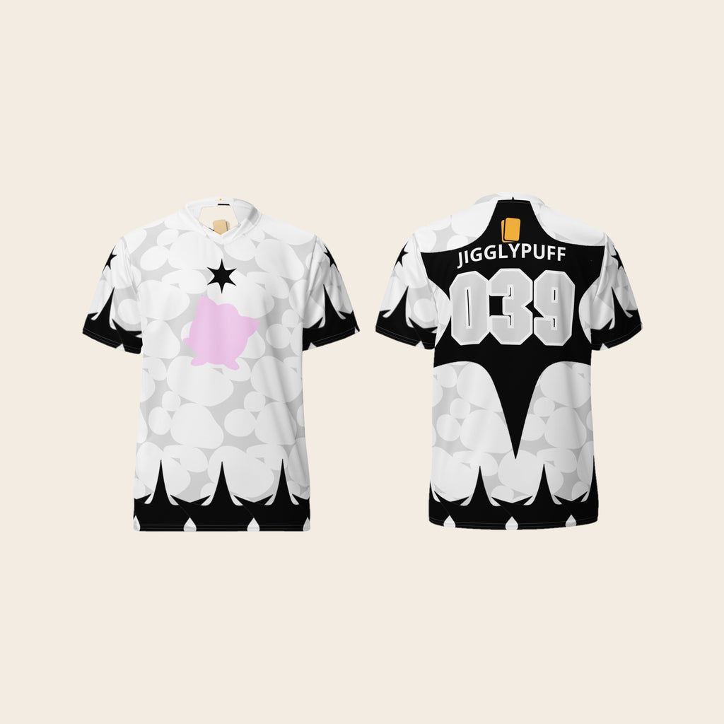 Pokemon Jigglypuff 039 Theme Printed Jersey Front and Back