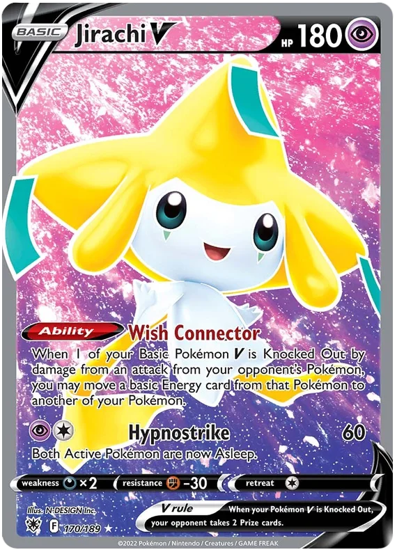 Jirachi V Astral Radiance Pokemon Card Singles 170/189
