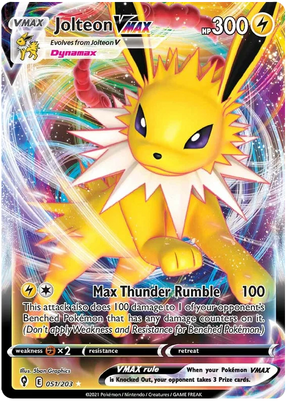 Jolteon VMAX 051/203 - Pokemon TCG Evolving Skies card