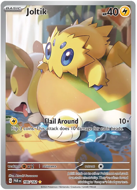 Joltik Illustration Rare Paradox Rift Single Pokemon Card 196/182