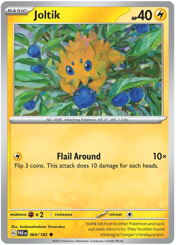 Joltik Paradox Rift Single Pokemon Card 064/182