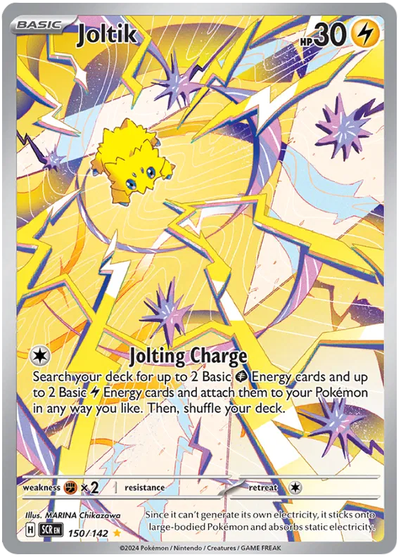 Joltik Stellar Crown Pokemon Single Card 150/142