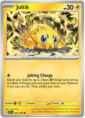 Joltik Stellar Crown Pokemon Single Card 050/142
