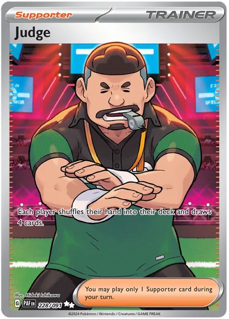 Judge Paldean Fates Pokemon Card Single 228/091