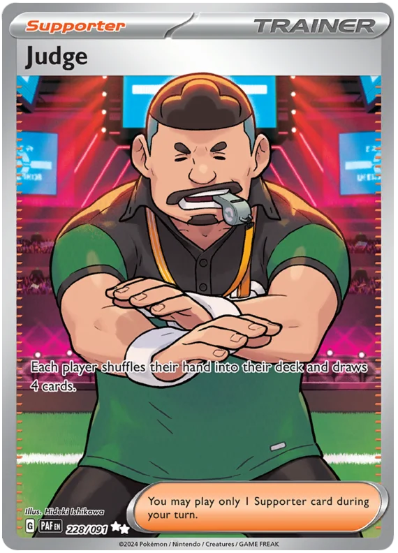 Judge Paldean Fates Pokemon Card Single 228/091