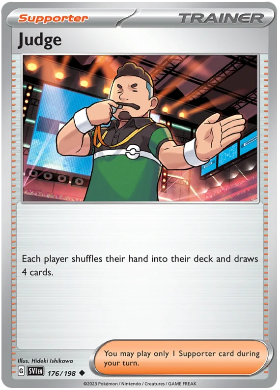 Judge Scarlet & Violet Base Set Pokemon Card Single