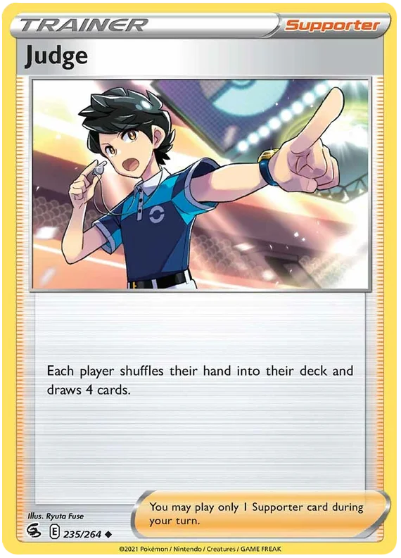 Judge Fusion Strike Pokemon Card Singles 235/264