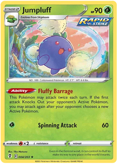Jumpluff 004/203 - Pokemon TCG Evolving Skies card
