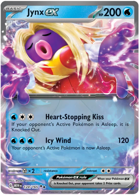 Jynx ex 151 Single Pokemon Card