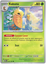 Kakuna 151 Single Pokemon Card