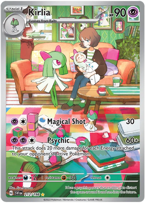 Kirlia Illustration Rare Scarlet & Violet Base Set Pokemon Card Single