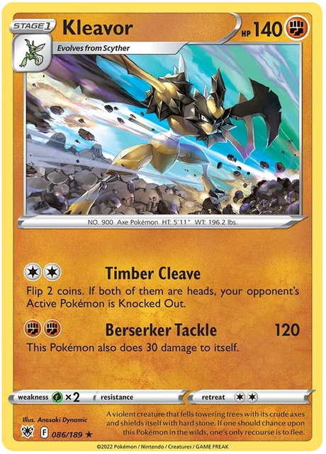 Kleavor Astral Radiance Pokemon Card Singles 086/189