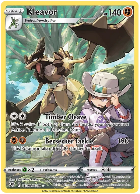 Kleavor Astral Radiance Trainer Gallery Pokemon Singles TG08/TG30