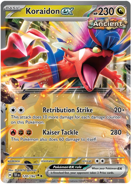 Koraidon ex Temporal Forces Pokemon Single 120/162