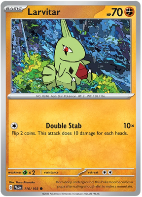 Larvitar Paldea Evolved Single Pokemon Card