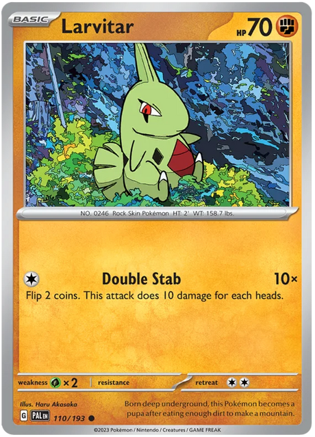 Larvitar Paldea Evolved Single Pokemon Card
