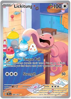Lickitung Temporal Forces Pokemon Single 180/162