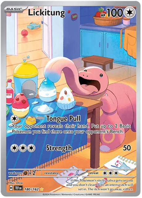Lickitung Temporal Forces Pokemon Single 180/162