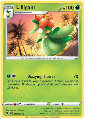 Lilligant 010/203 - Pokemon TCG Evolving Skies card