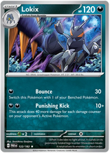 Lokix Paradox Rift Single Pokemon Card 122/182