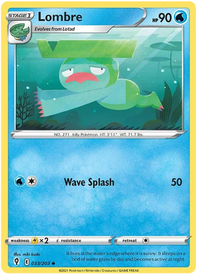 Lombre 033/203 - Pokemon TCG Evolving Skies card