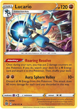 Lucario Brilliant Stars Pokemon Card Singles 079/172