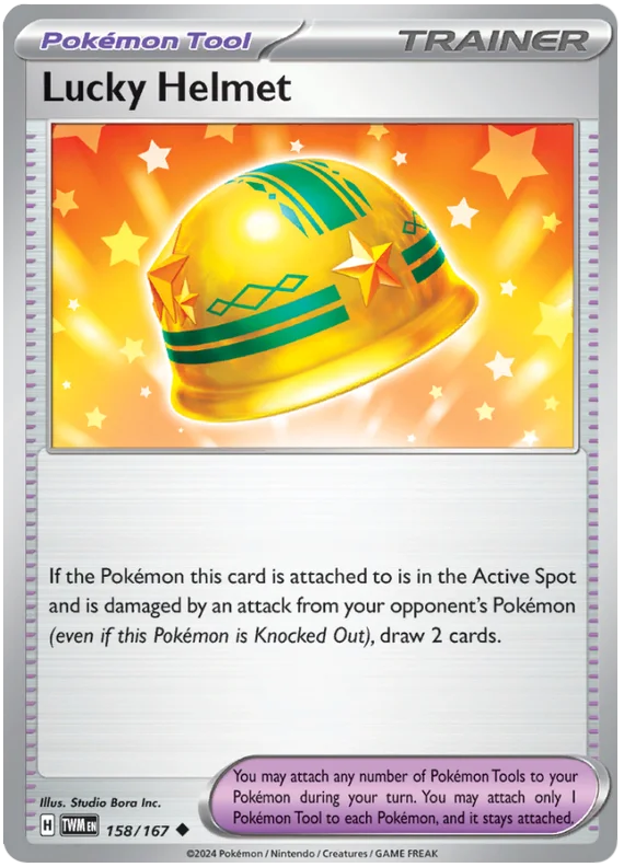 Lucky Helmet Twilight Masquerade Pokemon Single 158/167
