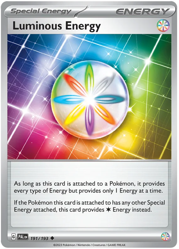 Luminous Energy Paldea Evolved Single Pokemon Card