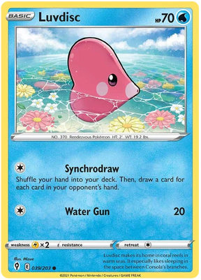 Luvdisc 039/203 - Pokemon TCG Evolving Skies card