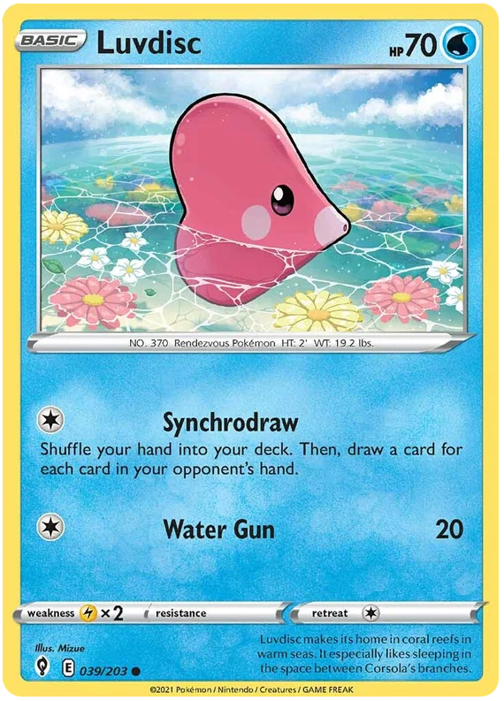 Luvdisc 039/203 - Pokemon TCG Evolving Skies card