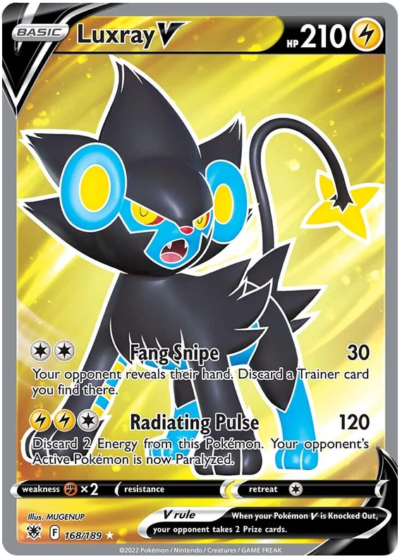 Luxray V Astral Radiance Pokemon Card Singles 168/189