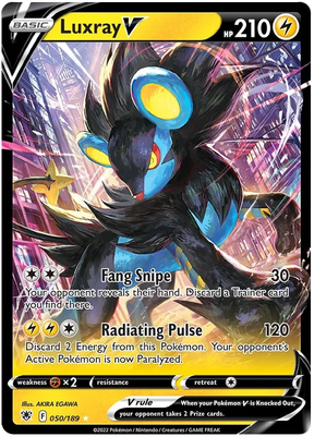 Luxray V Astral Radiance Pokemon Card Singles 050/189