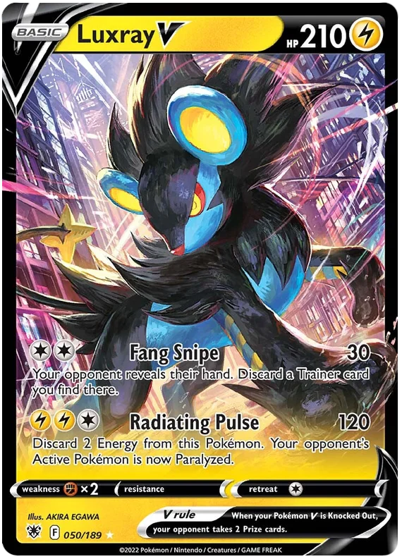 Luxray V Astral Radiance Pokemon Card Singles 050/189