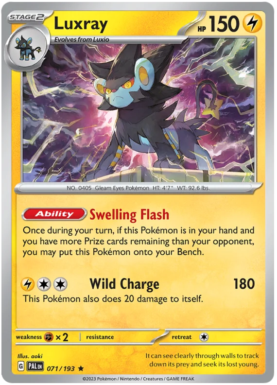 Luxray Paldea Evolved Single Pokemon Card