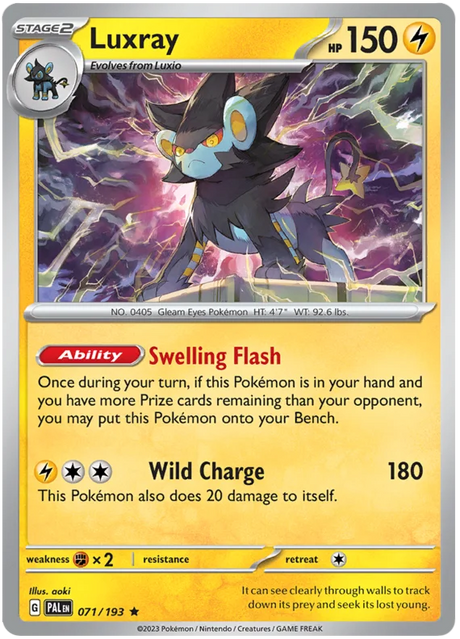 Luxray Paldea Evolved Single Pokemon Card
