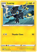 Luxray Fusion Strike Pokemon Card Singles 093/264