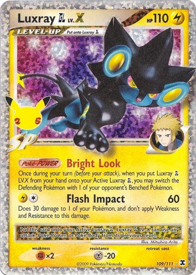 Luxray GL LV.X Celebrations Classic Collection Pokemon Card Single 109/111